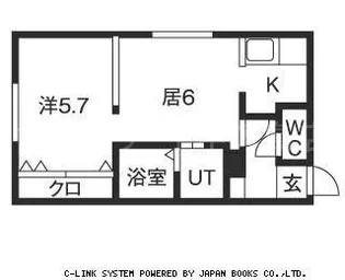 澄川レジデンス【1階】の間取り