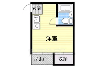 JPアパートメント摂津(リアプロ確認)【3階】の間取り