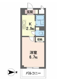 グレイスフローラ富雄【3階】の間取り