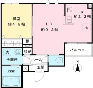 Sakura Terrace【1階】の間取り