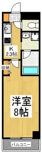 PADDY FIVE【2階】の間取り