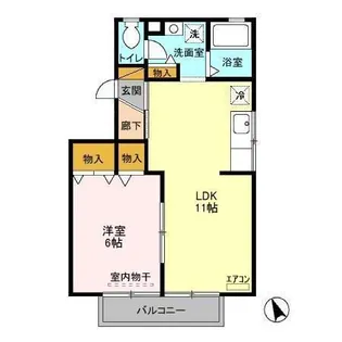 ヴェルドミール A【2階】の間取り