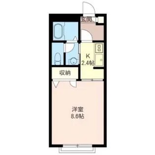 ベルコートII【1階】の間取り