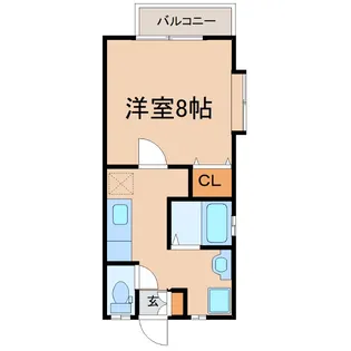 フェヴァリー VI【2階】の間取り