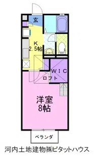 Kiratech White【1階】の間取り