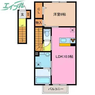 フェリチターレ【2階】の間取り