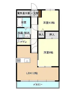 ファルネーゼ鵤【1階】の間取り