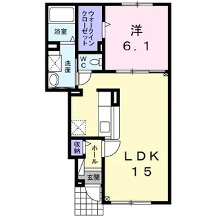 Hasukappu【1階】の間取り