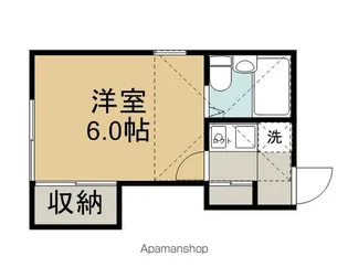 コーポすずらん【2階】の間取り