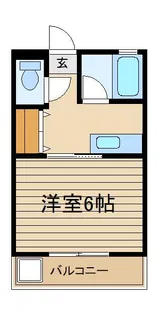 ユタカハイムII【2階】の間取り