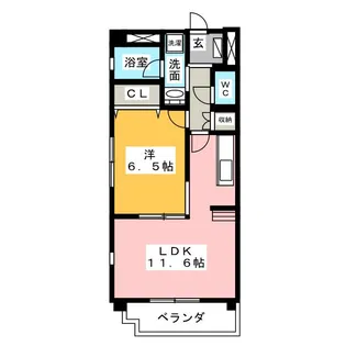 メゾンソフィア【3階】の間取り