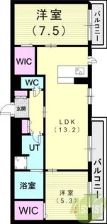 ソレイユ硯II【2階】の間取り