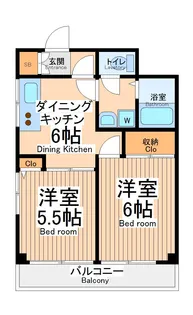 ジョイ相模大野【3階】の間取り