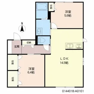 vegas2【1階】の間取り