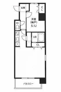 La Douceur九条【8階】の間取り