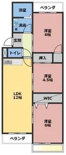 大谷ヒルズ A【3階】の間取り