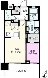 ルピアシェリール三郷中央【7階】の間取り