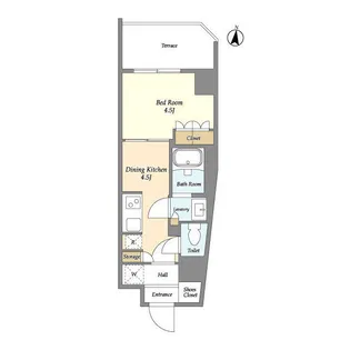 GRAN PASEO清澄白河II【8階】の間取り