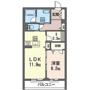 サントゥアリオ ラート【1階】の間取り