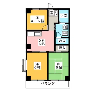 ジラソーレ【2階】の間取り