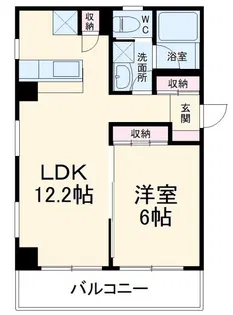 ローズレジデンス本千葉ステイションフロント【8階】の間取り