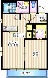 ベルデ鵠沼【2階】の間取り