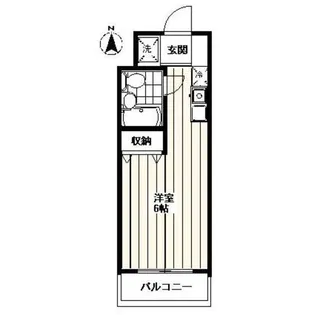 ヴィオレッテ王子【2階】の間取り