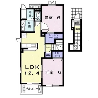 メゾン アルモニーII【2階】の間取り