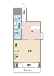 ミリオーレ春日【5階】の間取り