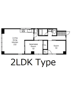 アルカディア高崎【4階】の間取り