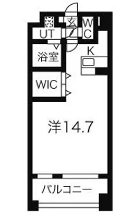 栃木県宇都宮市元今泉4【マンション】の間取り