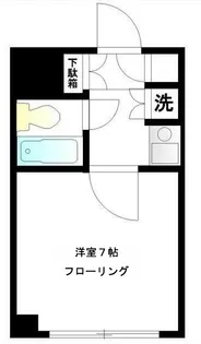 ライオンズマンション六本木第3【1階】の間取り