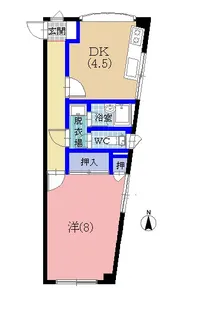 メゾン手寄【3階】の間取り
