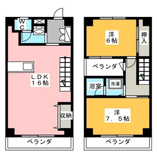 コーポ静岡二番町【3階】の間取り