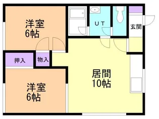 メゾン白樺【1階】の間取り