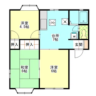 レクサス南光台I【2階】の間取り