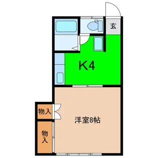 コーポ花沢【2階】の間取り