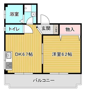 プリマヴェーラ羽田【2階】の間取り