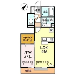 メープル・コート【1階】の間取り