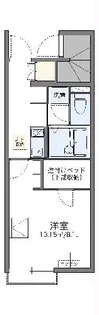 レオネクストレーベン【1階】の間取り