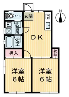 コントラストA【1階】の間取り