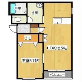 メープルコートネクスト【4階】の間取り