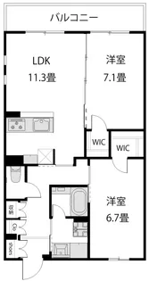 横浜BLESS上星川【4階】の間取り