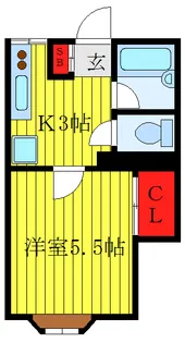 パレーシャル鈴木【2階】の間取り