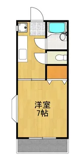 神奈川県川崎市中原区木月3【アパート】の間取り