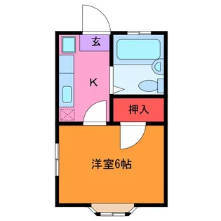 Kコーポ【2階】の間取り