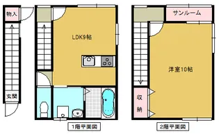 辰口アパートメント【2階】の間取り