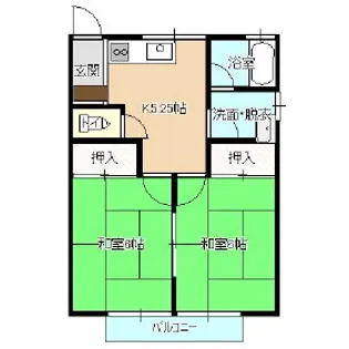 ライトハウス盛岡【1階】の間取り