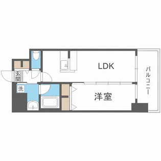 La Douceur天満【2階】の間取り