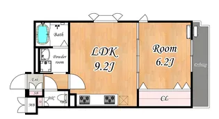 Soleil Sonehigashimachi(ソレイユ曽根東町)【2階】の間取り